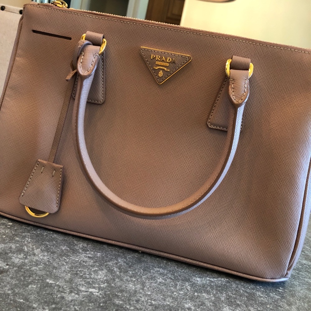 Prada Saffiano Luxe tote small